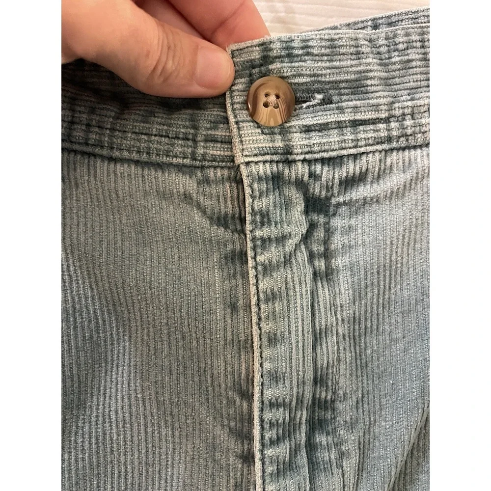 Eddie‎ Bauer Outdoor Outfitter Corduroy Men's Pants Size 38x26.5 (Duck egg Blue)